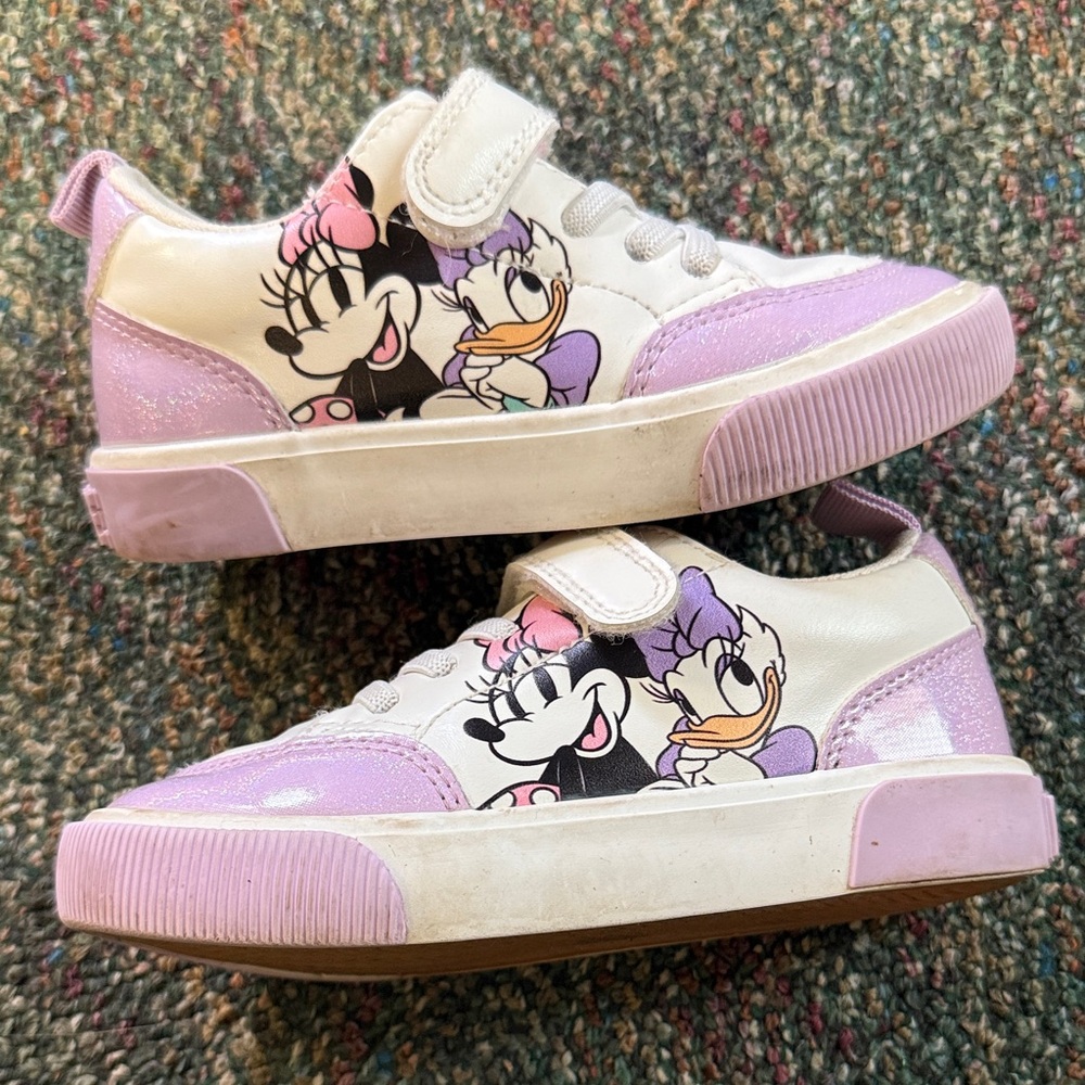 Disney Kids Sneakers with Lavender and White
